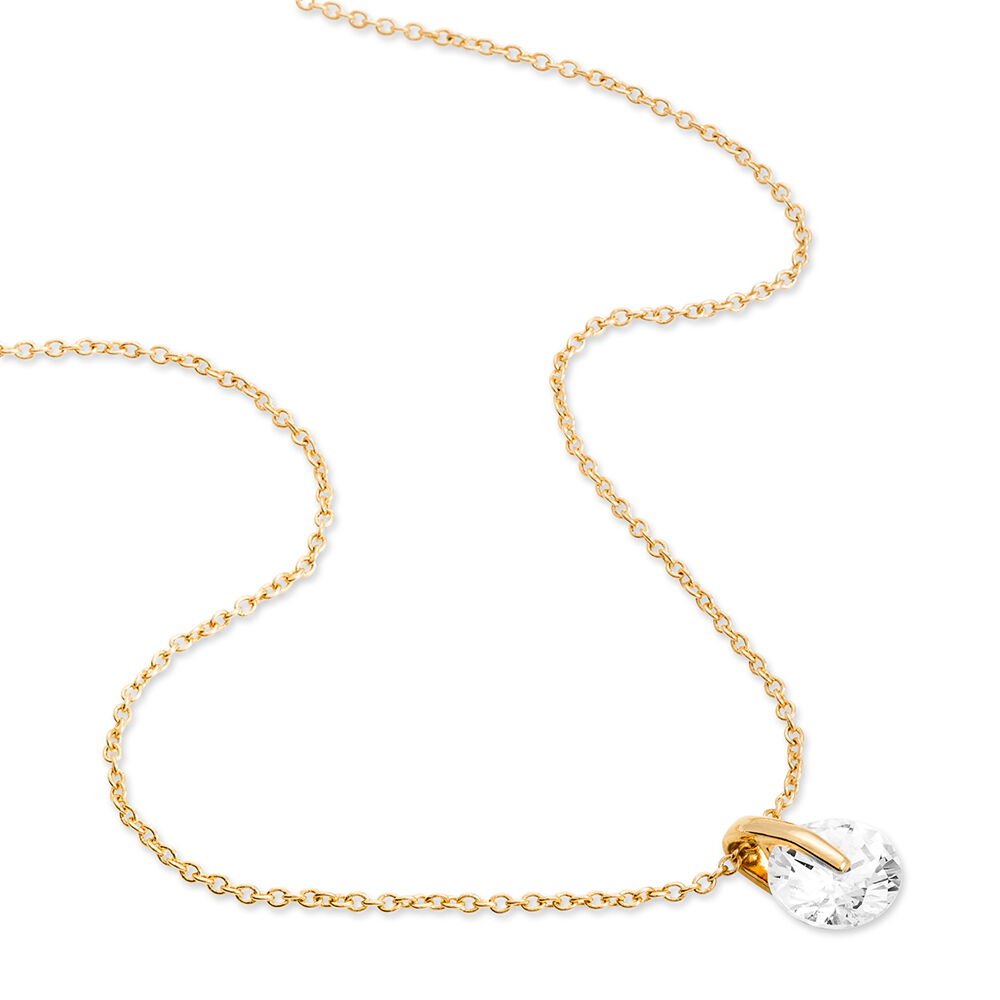Collier Nelina Plaqué Or Jaune Oxyde De Zirconium - Colliers avec pierres Femme | Marc Orian