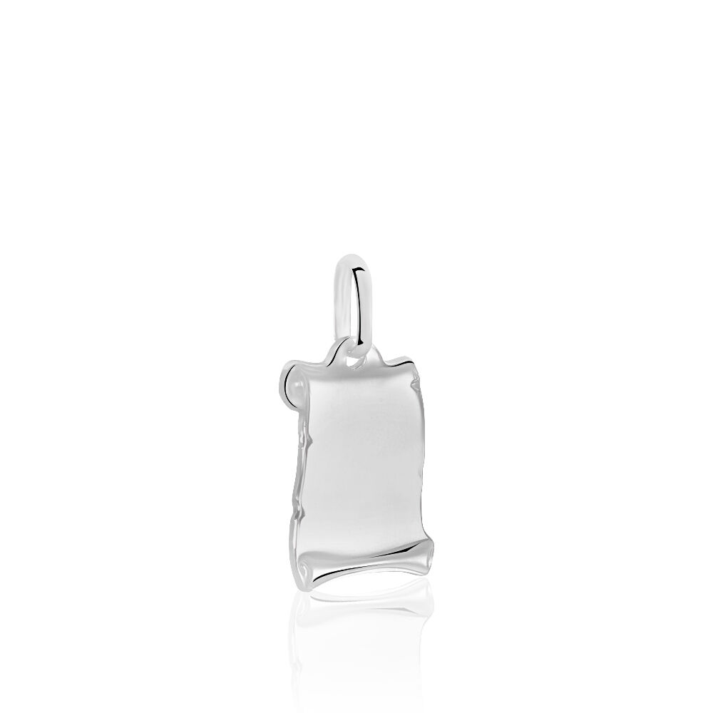 Pendentif Zodiaque Parchemin Argent Blanc - Bijoux personnalisés Famille | Marc Orian