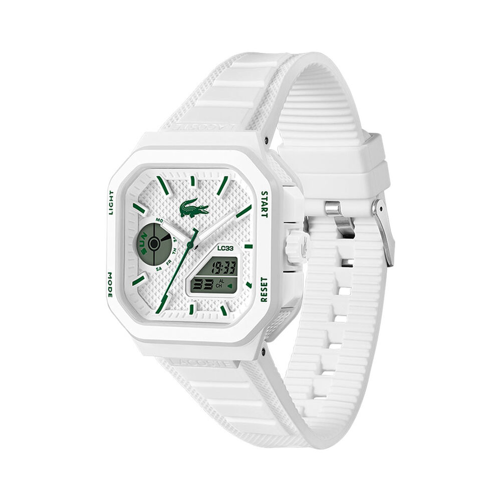 Montre Lacoste Lc33 Square Blanc - Montres &eacute;tanches Homme | Marc Orian