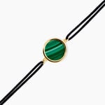 Bracelet Lucky Gems Or Jaune Malachite - Bracelets cordons Femme | Marc Orian