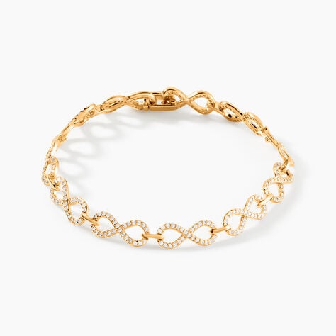 Bracelet Merane Plaqu&eacute; Or Oxydes De Zirconium - Bracelets cha&icirc;nes Femme | Marc Orian
