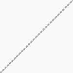 Cha&icirc;ne Ilan Maille For&ccedil;at Ronde Or Blanc - Chaines Femme | Marc Orian