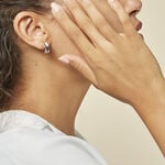 Cr&eacute;oles Adalie Lisse Plaqu&eacute; Or Jaune - Cr&eacute;oles Femme | Marc Orian