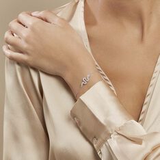 Bracelet Eponine Argent Blanc Oxyde De Zirconium - Bracelets chaînes Femme | Marc Orian