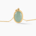 Collier Veina Plaqu&eacute; Or Jaune Aventurine - Colliers avec pierres Femme | Marc Orian