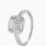 Bague Or Blanc Zuzana Diamants - Parures de mariage Femme | Marc Orian