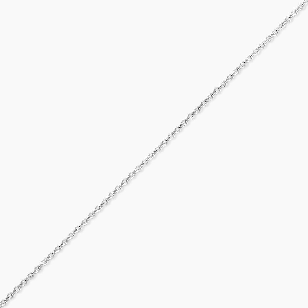 Chaîne Ilda Maille Forçat Limee Or Blanc - Chaines Femme | Marc Orian