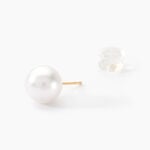 Boucles D'oreilles Puces Suki Or Jaune Perle De Culture - Boucles d'oreilles mariage Femme | Marc Orian