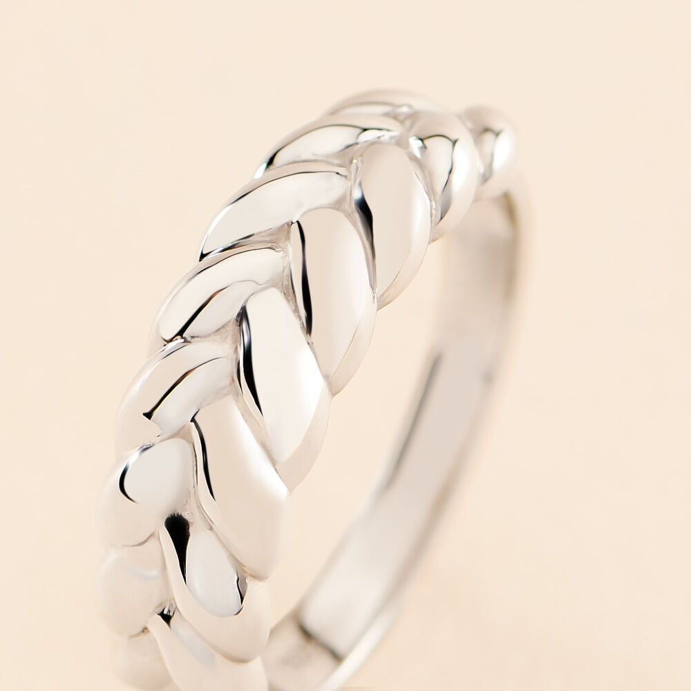 Bague Santina Argent Blanc - Bijoux fantaisie Femme | Marc Orian