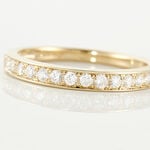 Alliance Rhea Or Jaune Diamant - Alliances avec pierres Femme | Marc Orian