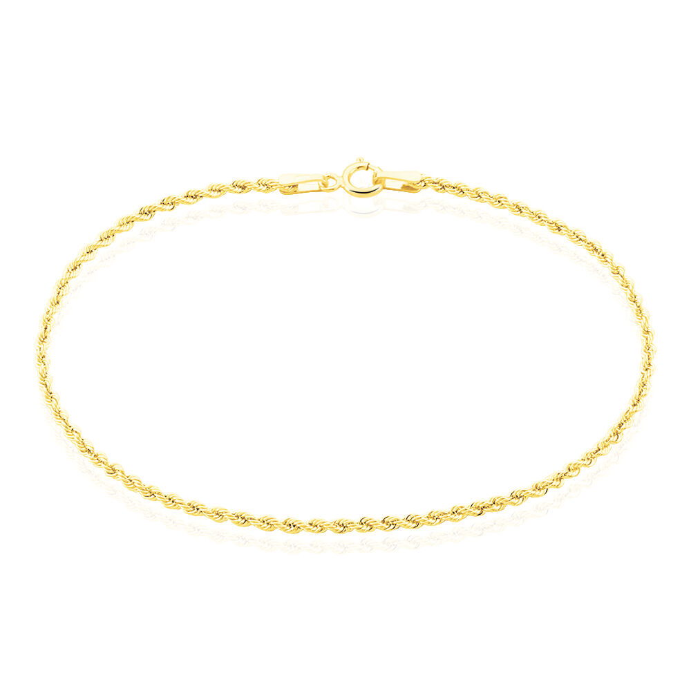 Bracelet Jerry Maille Corde Or Jaune - Bracelets mailles Femme | Marc Orian