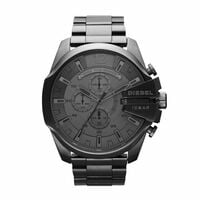 cadran gris fond gunmetal bracelet acier gris