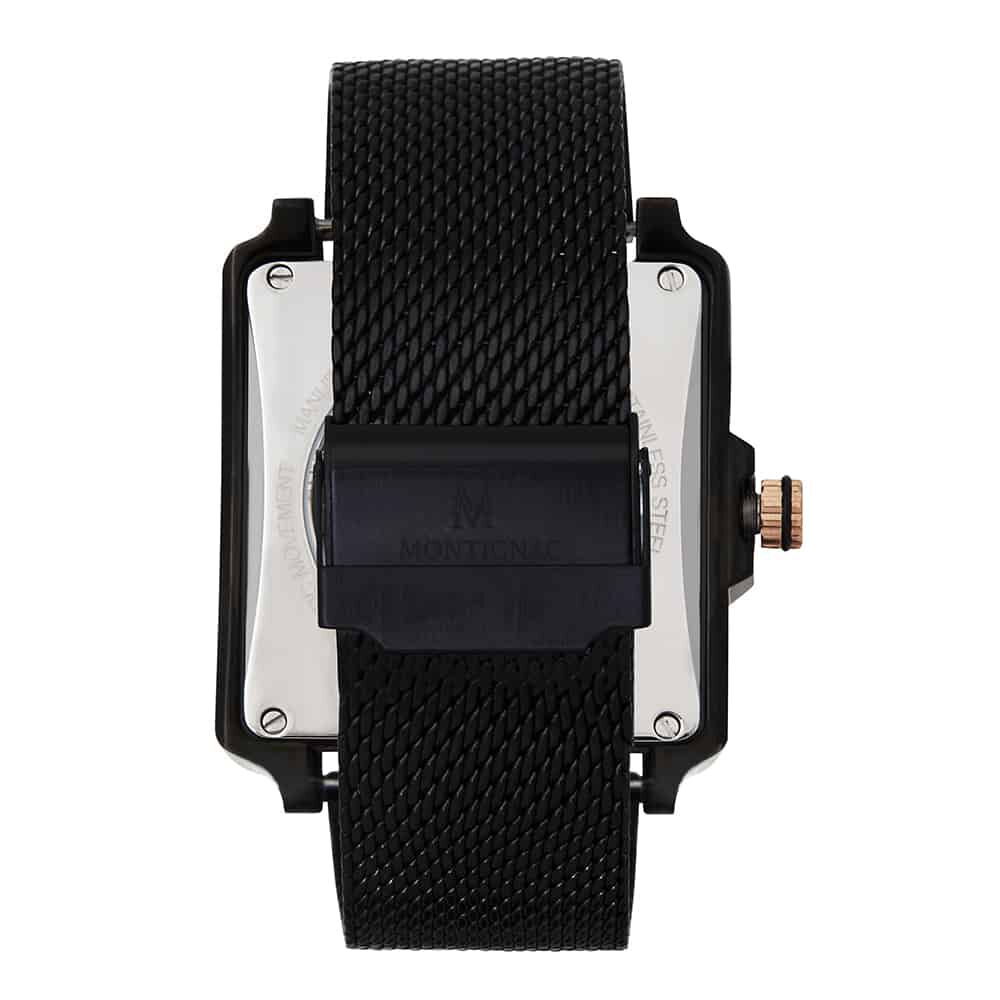 Montre Montignac Square Automatique Noir - Montres automatiques Homme | Marc Orian