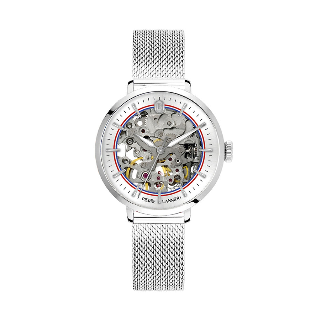 Montre Pierre Lannier Lannier Automatique 35 Argent&eacute; - Montres automatiques Femme | Marc Orian