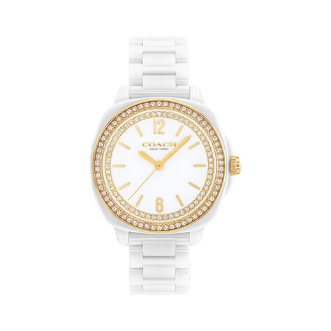 Montre Coach Kitt Blanc - Nouveautés Femme | Marc Orian