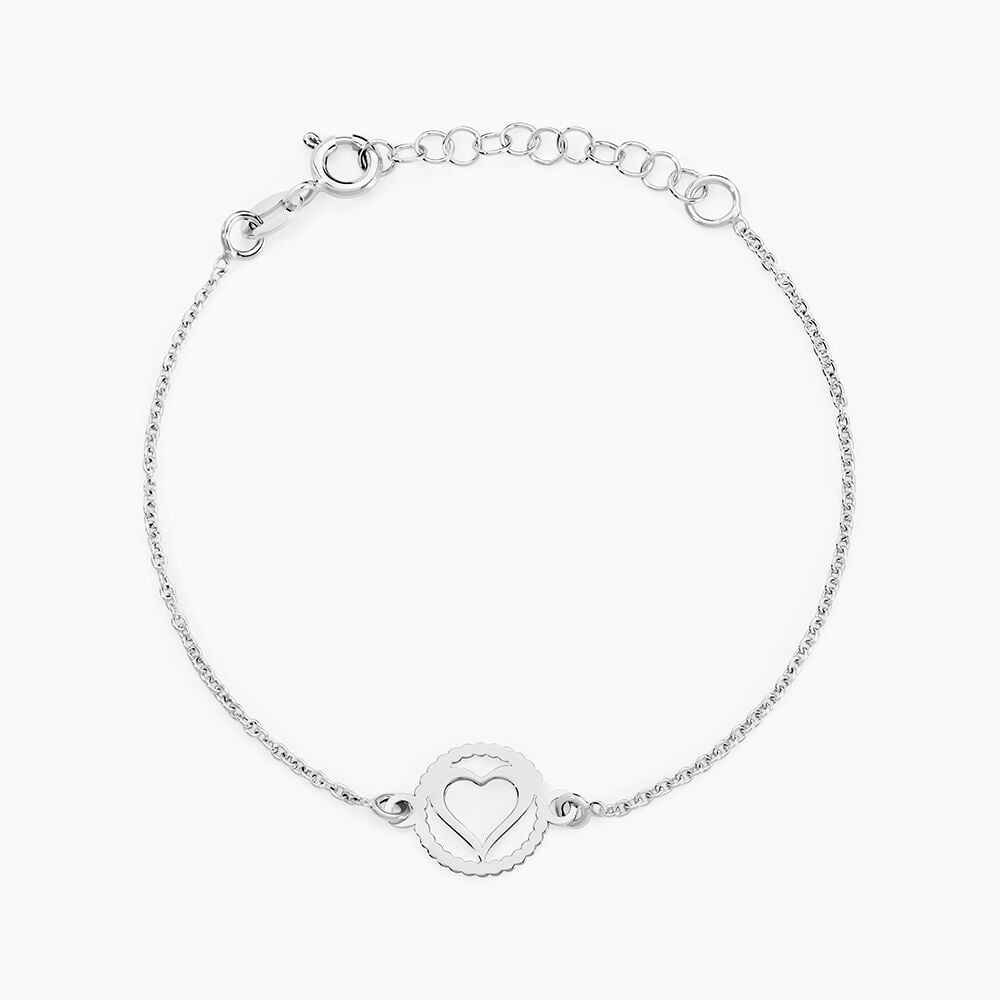 Bracelet Cuore Argent Blanc - Bracelets fantaisie Femme | Marc Orian