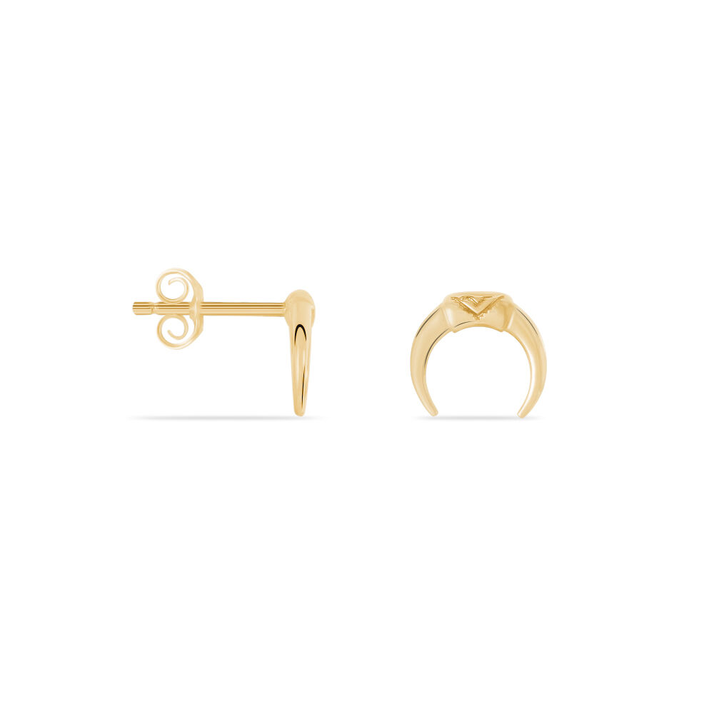 Boucles D'oreilles Puces Ginia Plaqué Or Jaune - Puces Femme | Marc Orian