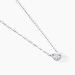 Collier Kariane Argent Blanc Oxyde De Zirconium - Colliers solitaires Femme | Marc Orian