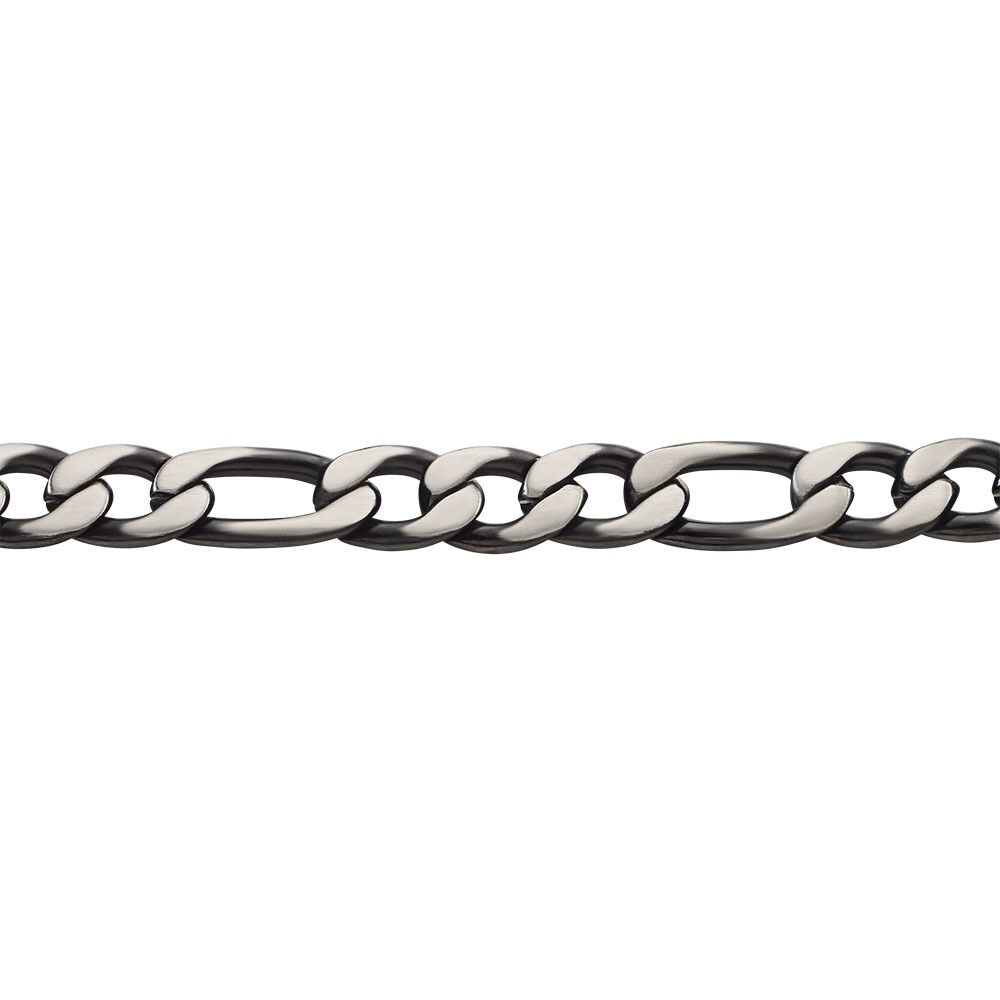 Bracelet Acier Noir Et Gris Dario - Bracelets chaînes Homme | Marc Orian