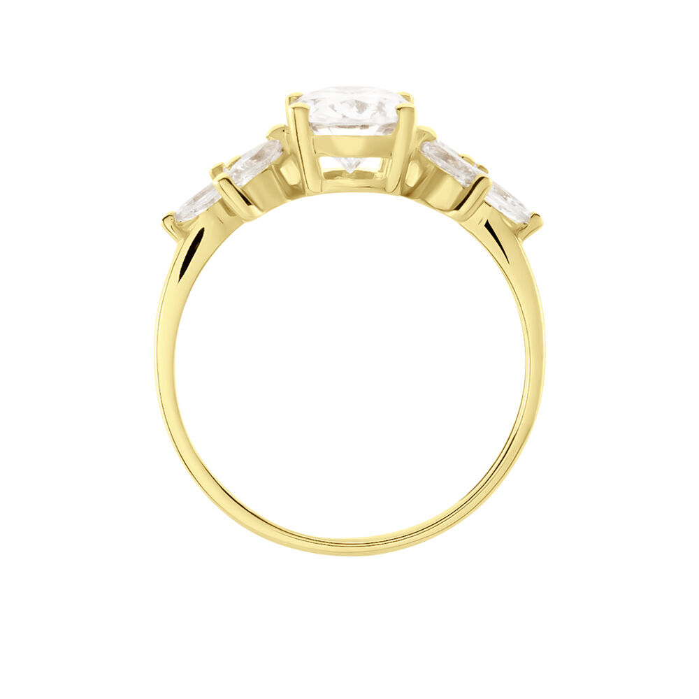 Bague Or Jaune Koulm Oxyde - Solitaires Femme | Marc Orian