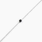 Bracelet Lylwenn Argent Blanc Oxyde De Zirconium Noir - Bracelets fantaisie Femme | Marc Orian