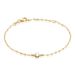 Bracelet Plaqué Or Jaune Lyn Oxyde De Zirconium - Bracelets chaînes Femme | Marc Orian