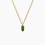 Collier Dannie Acier Jaune Aventurine - Colliers avec pierres Femme | Marc Orian