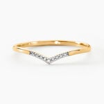 Bague Or Jaune Kaitlynn Diamant - Parures de mariage Femme | Marc Orian