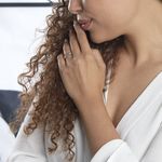 Alliance Fantaisie Diamantee Ruban Plat Or Bicolore - Alliances duo Femme | Marc Orian