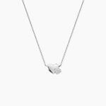 Collier Flamen Argent Blanc Oxyde De Zirconium - Colliers avec pierres Femme | Marc Orian
