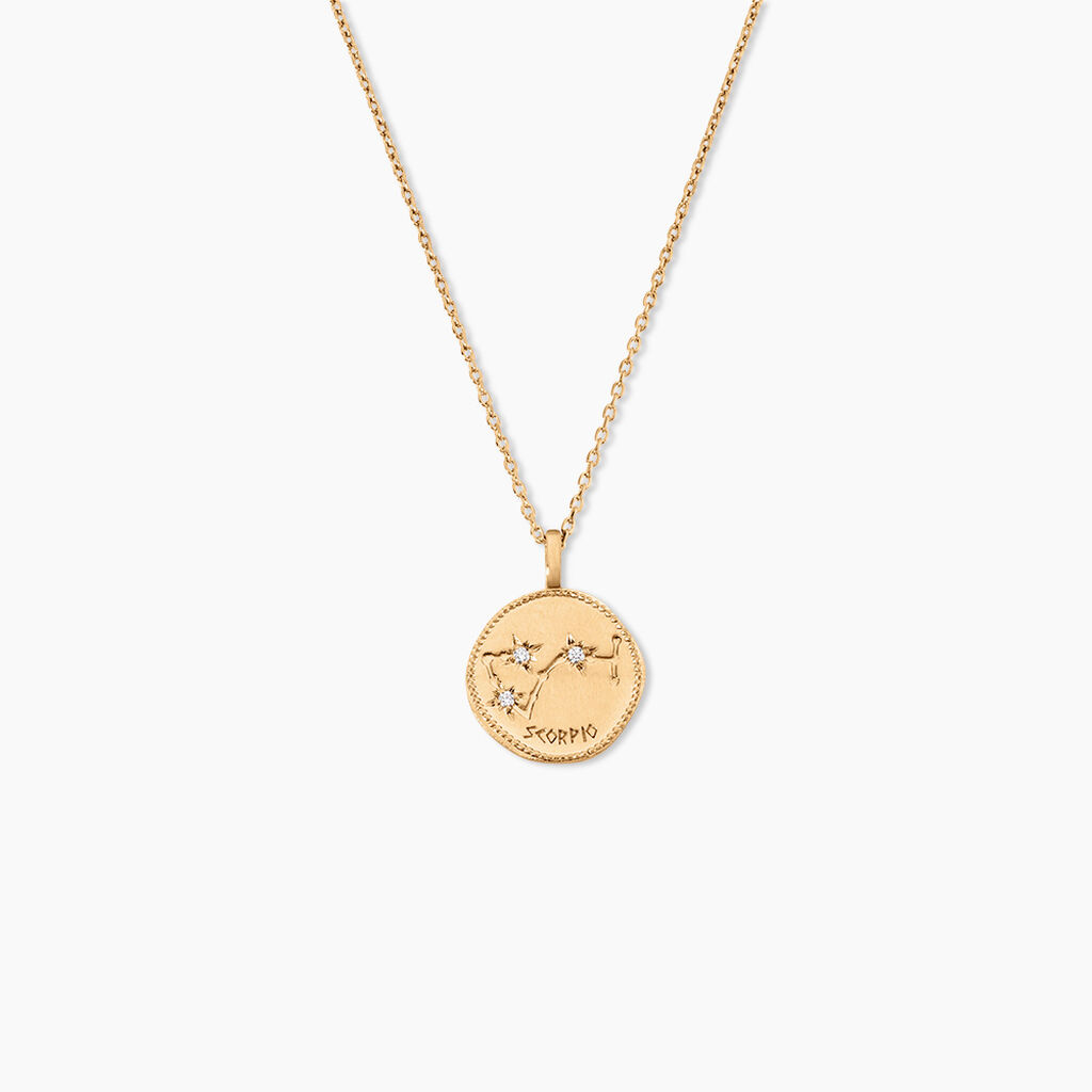 Collier Iago Plaqu&eacute; Or Oxydes De Zirconium - Colliers avec pierres Femme | Marc Orian