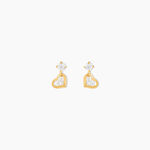 Boucles D'oreilles Pendantes Ludyvine Or Jaune Oxyde De Zirconium - Pendantes Femme | Marc Orian
