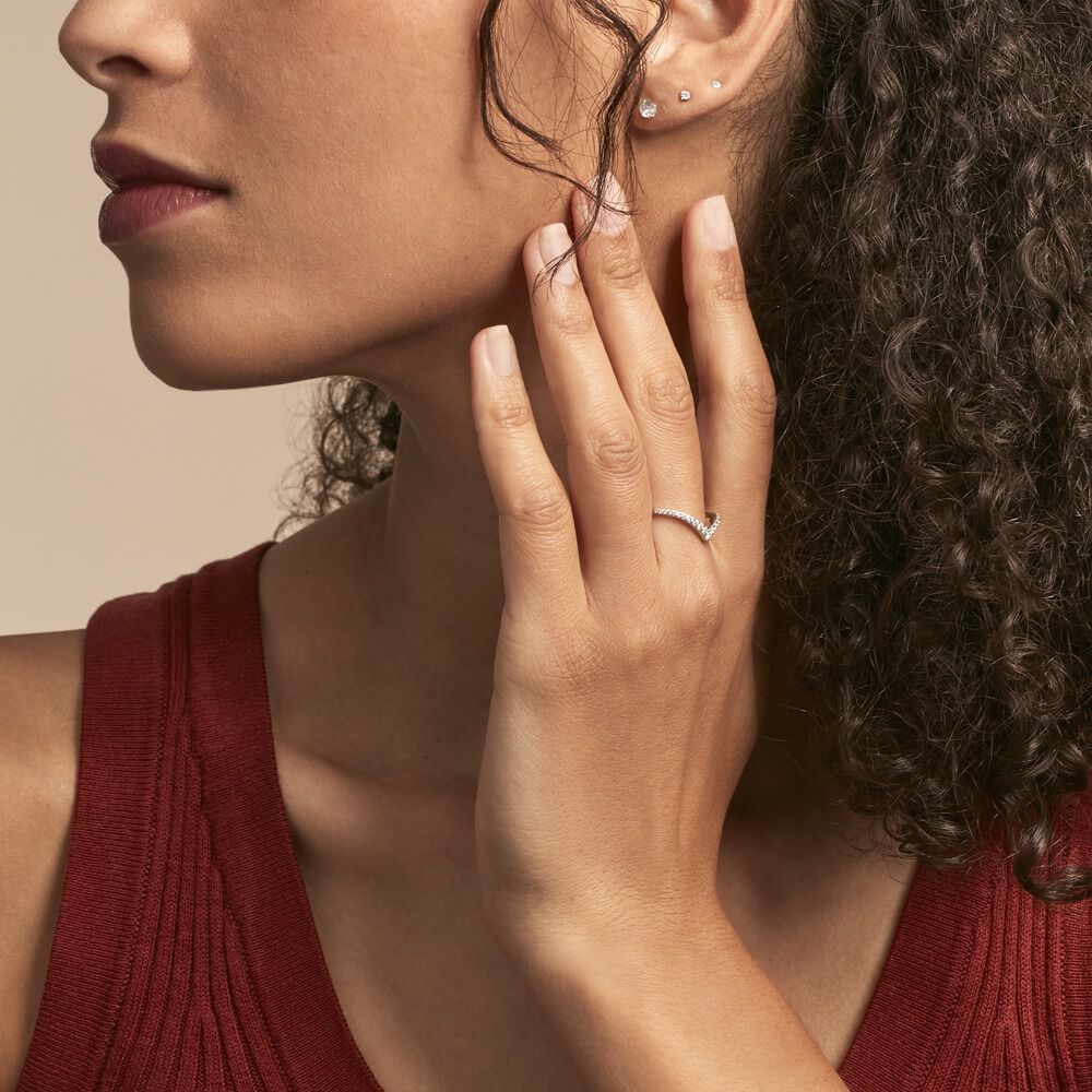 Bague Pricila Argent Blanc Oxyde De Zirconium - Bagues avec pierre Femme | Marc Orian