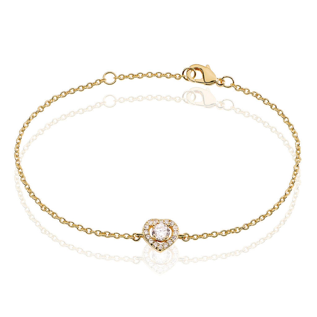 Bracelet Alais Plaque Or Jaune Oxyde De Zirconium - Bracelets fantaisie Femme | Marc Orian