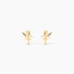 Boucles D'oreilles Puces Phillie Or Jaune - Puces Enfant | Marc Orian