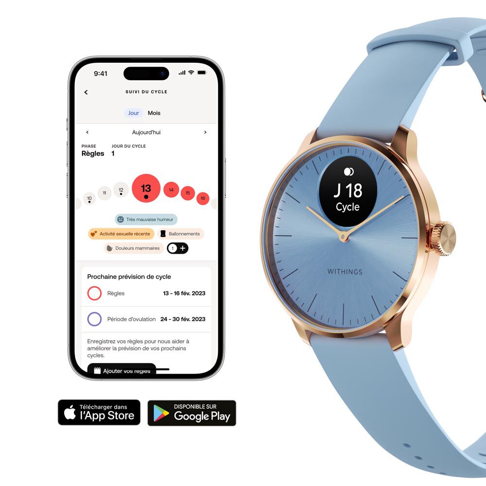 Montre Connectée Withings Scanwatch Light - Montres connectées Femme | Marc Orian