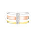 Bague Rainbow Or Tricolore Diamant - Bagues pierres précieuses Femme | Marc Orian