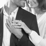 Alliance Aphroditia Demi Jonc Bombe Platine Blanc - Alliances duo Unisex | Marc Orian