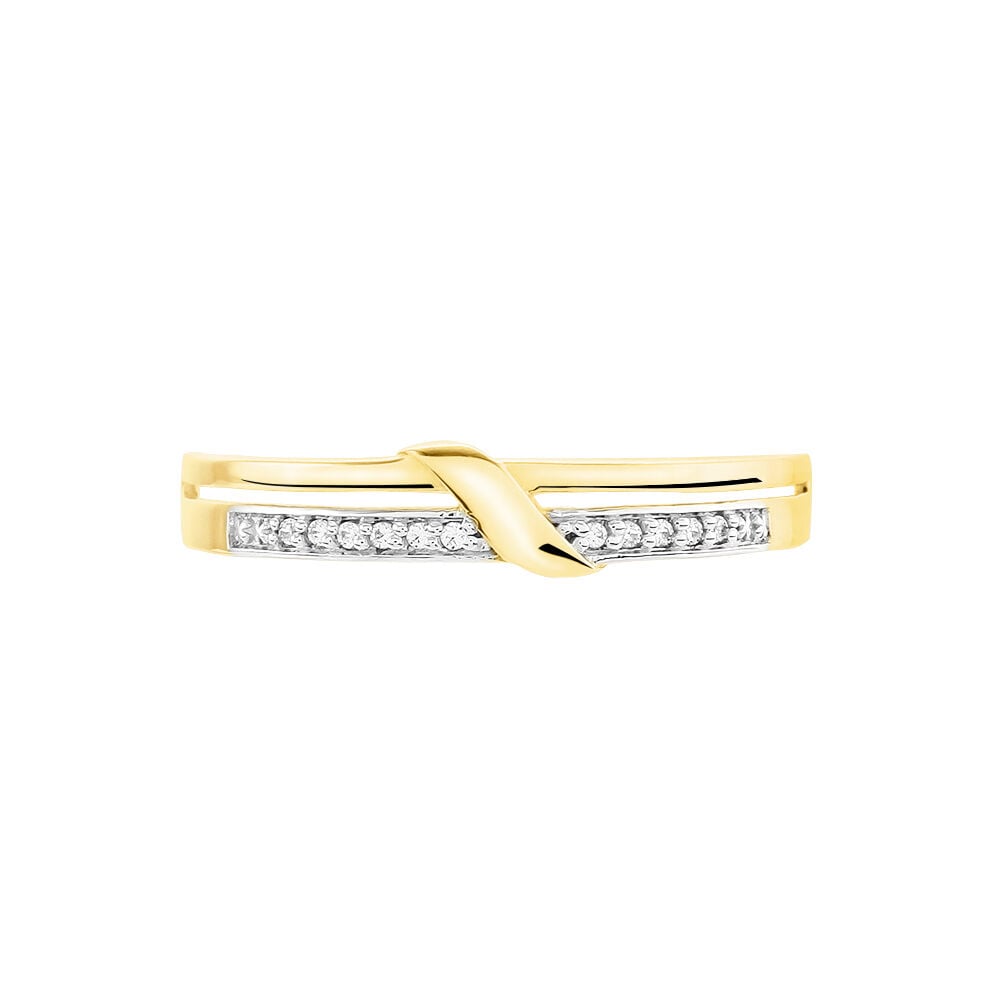 Bague Daynis Or Jaune Diamant - Parures de mariage Femme | Marc Orian