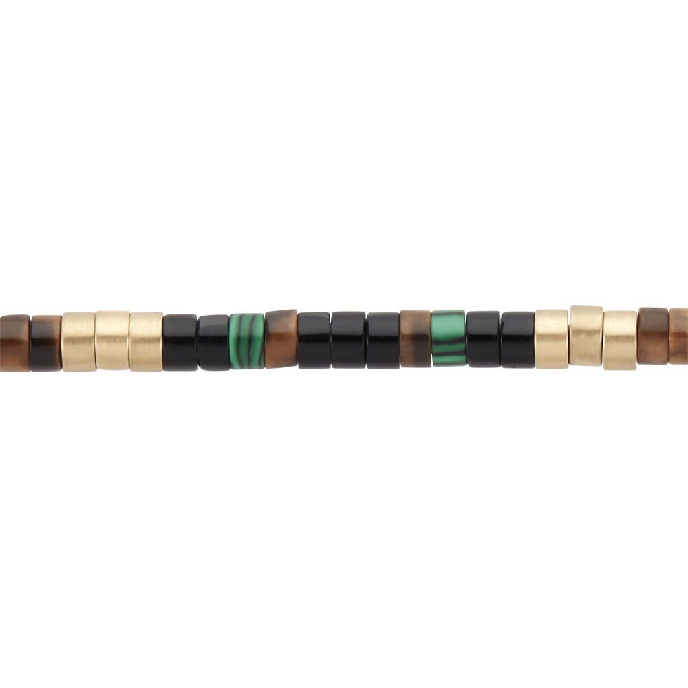 Bracelet Phebus Him Acier Doré Pierres Synthetiques - Bracelets cordons Homme | Marc Orian