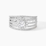Bague Solitaire Iolente Argent Oxyde De Zirconium - Solitaires Femme | Marc Orian