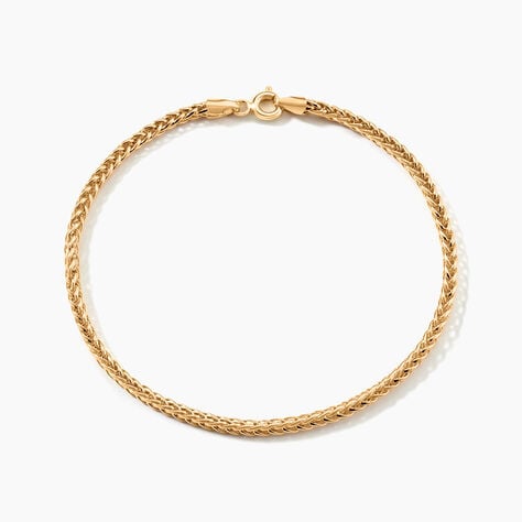 Bracelet Jany Maille Palmier Or Jaune - Bracelets mailles Femme | Marc Orian