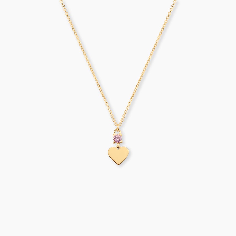 Collier Or Jaune Marie Lou Oxyde De Zirconium - Colliers avec pierres Enfant | Marc Orian