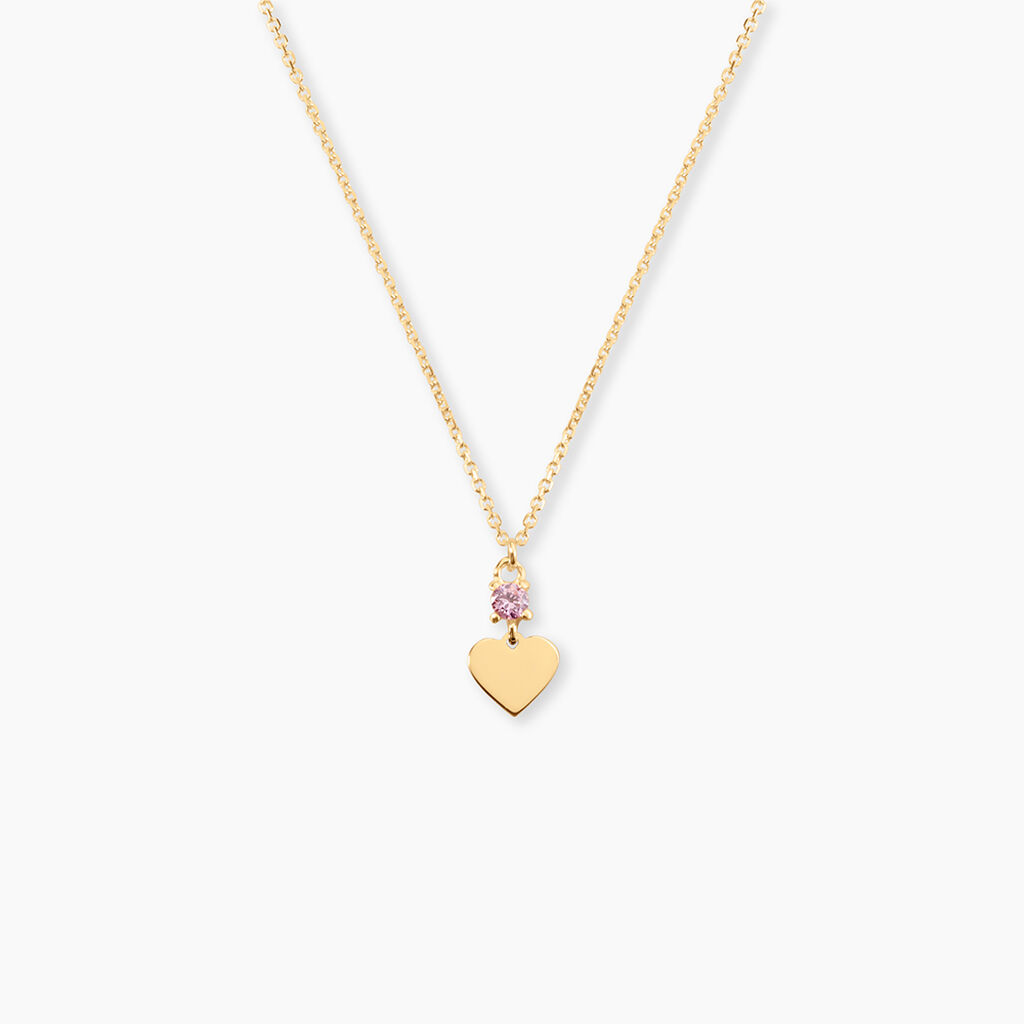 Collier Or Jaune Marie Lou Oxyde De Zirconium - Colliers avec pierres Enfant | Marc Orian