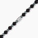 Bracelet Younes Acier Argent&eacute; Agate H&eacute;matite - Bracelets cordons Homme | Marc Orian