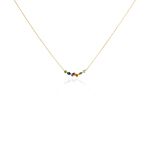 Collier Hortense Or Jaune Topaze P&eacute;ridot Am&eacute;thyste - Colliers avec pierres Femme | Marc Orian