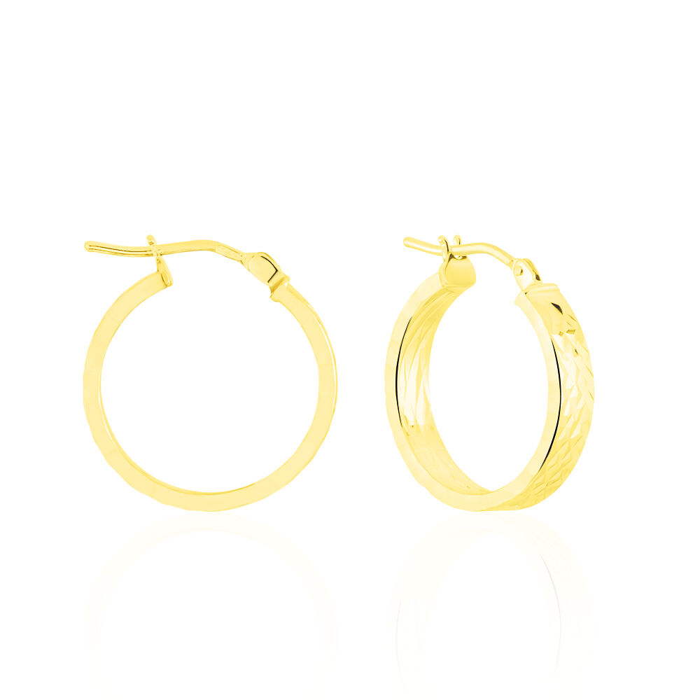 Cr&eacute;oles Gabriela Or Jaune - Cr&eacute;oles Femme | Marc Orian