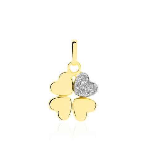 Pendentif Eudocie Coeur Trefle Or Jaune - Pendentifs Femme | Marc Orian