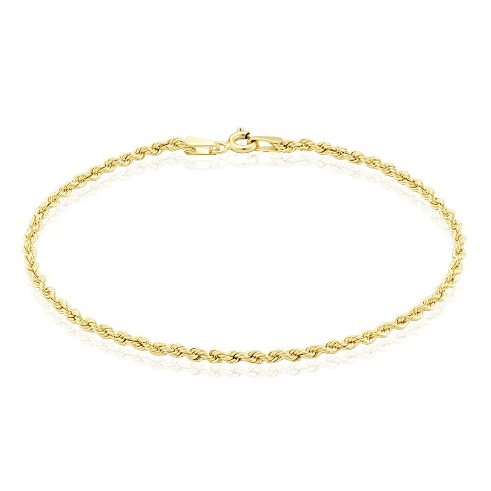 Bracelet Jerry Maille Corde Or Jaune - Bracelets mailles Femme | Marc Orian