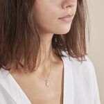 Collier Astra Argent Blanc Oxyde De Zirconium - Colliers avec pierres Femme | Marc Orian